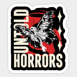 Untold Horrors T-Shirt: Monstrous Butterfly Design - Horror Streetwear Tee Sticker